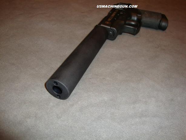 Fake Suppressor for .40 cal Pistol with 9/16x24