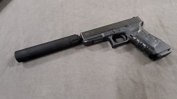 Fake Suppressor for .22LR up to .45 acp Caliber Pistol 1/2-28